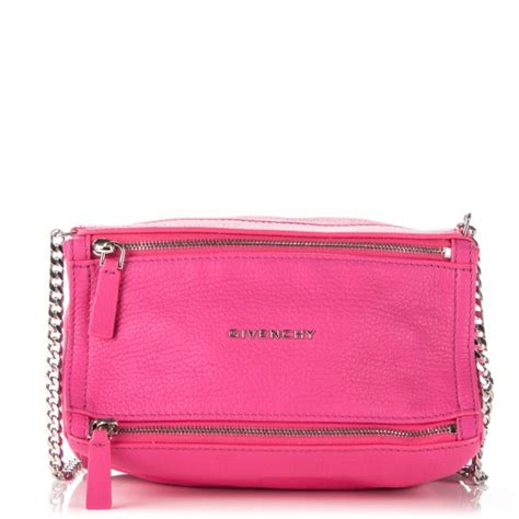 givenchy mini pandora chain shocking pink|GIVENCHY Sugar Goatskin Mini Chain Pandora Shocking Pink .